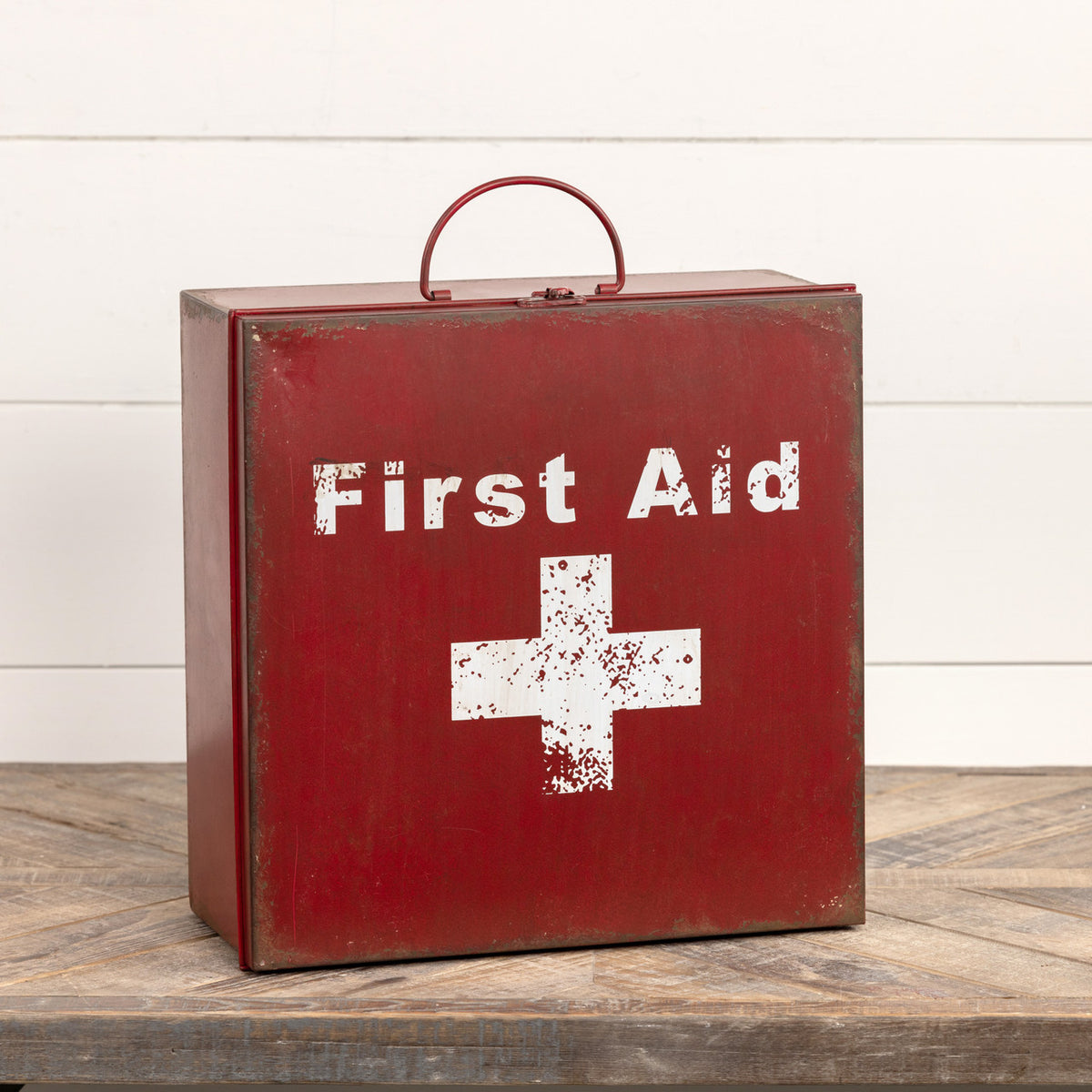 Red &amp; White First Aid Box