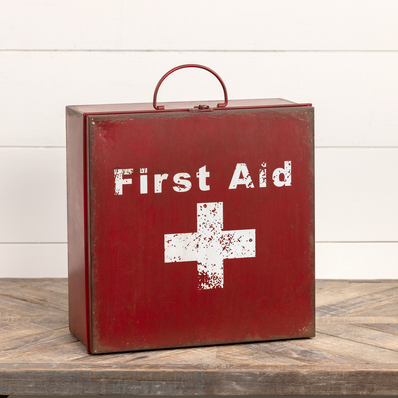 Red & White First Aid Box