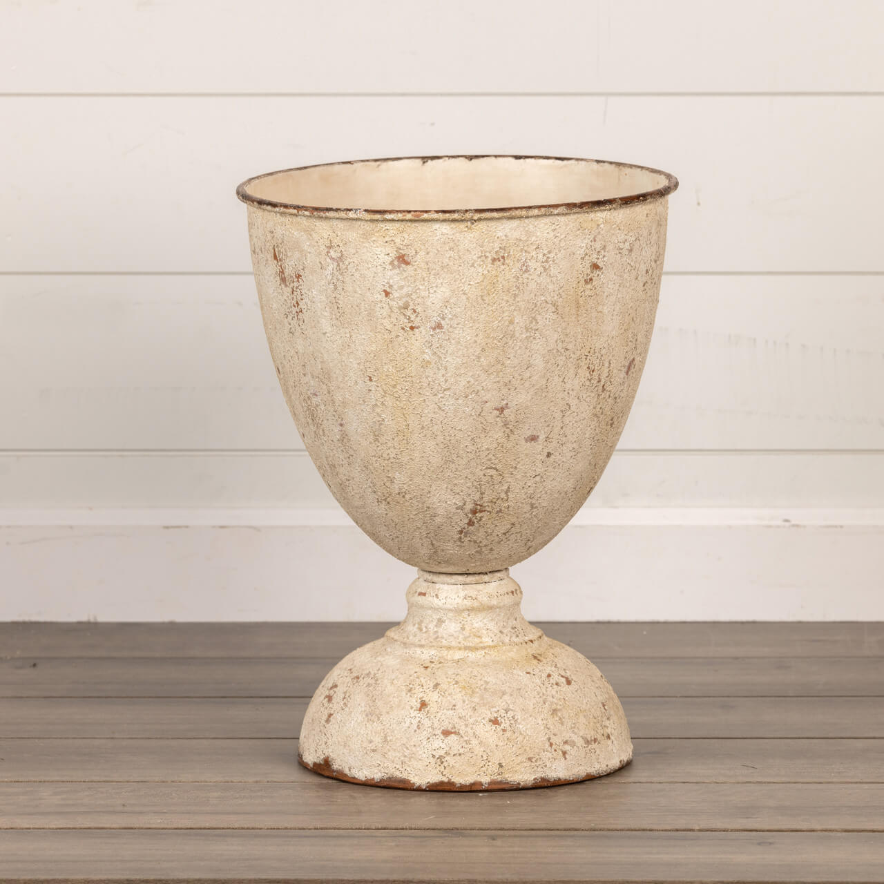 Brown & Cream Planter Urn