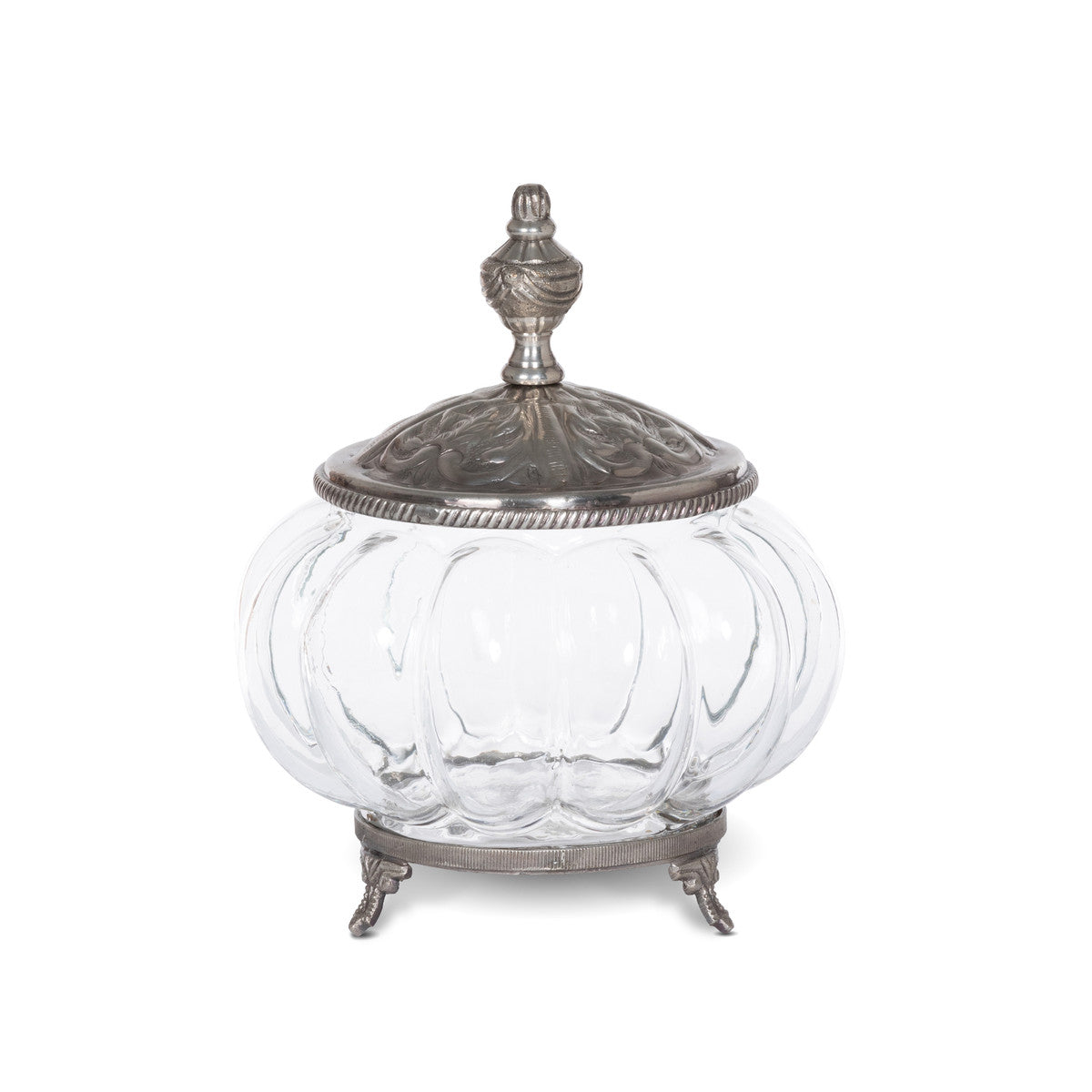 Filigree Glass Vanity Jar