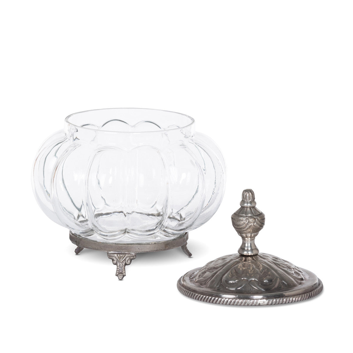 Filigree Glass Vanity Jar