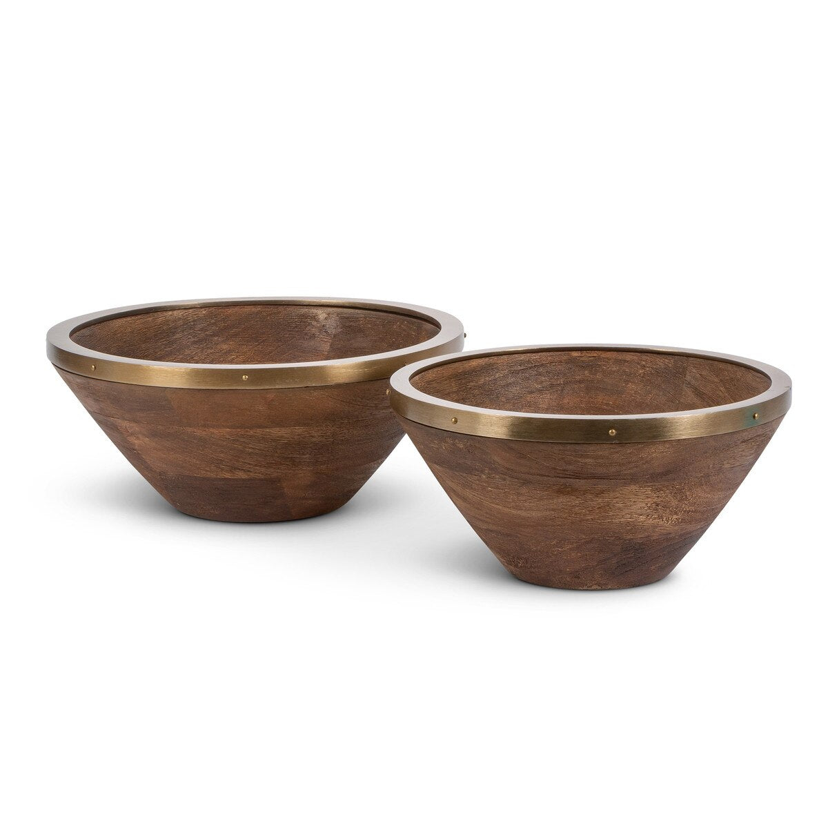 Mango Wood Serving Bowl Set