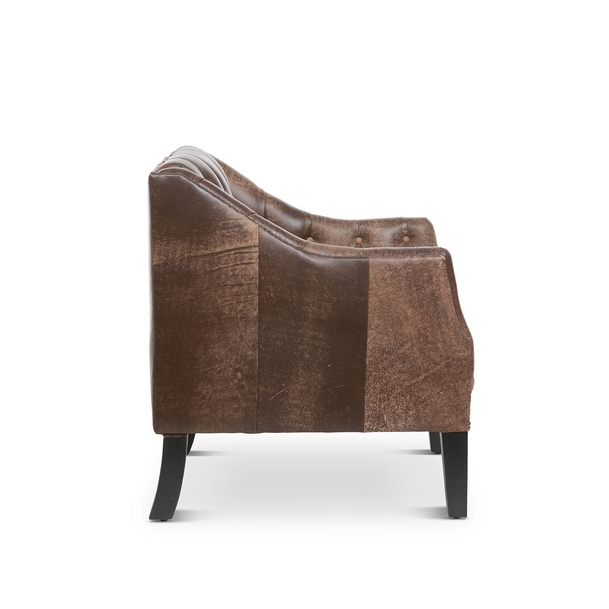 Brent Tufted Leather Club Chair