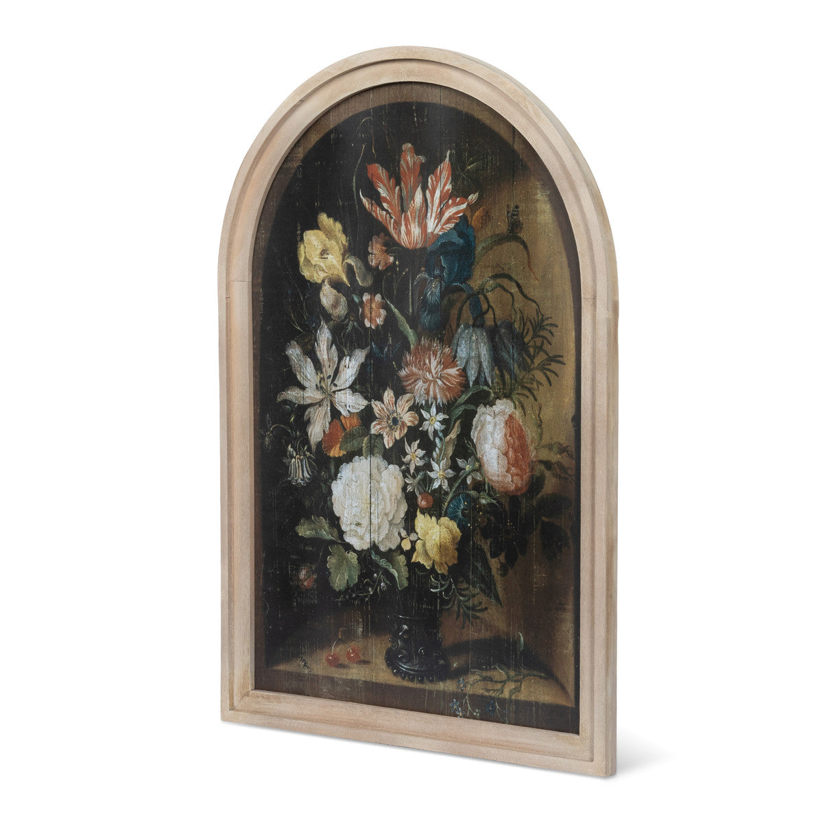Renaissance Floral Wood Print Set