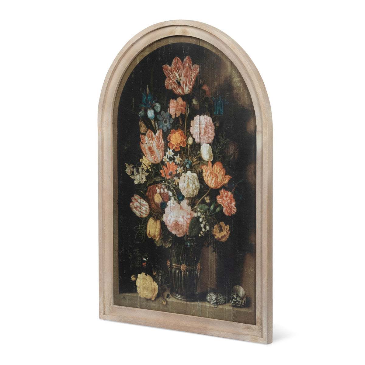Renaissance Floral Wood Print Set