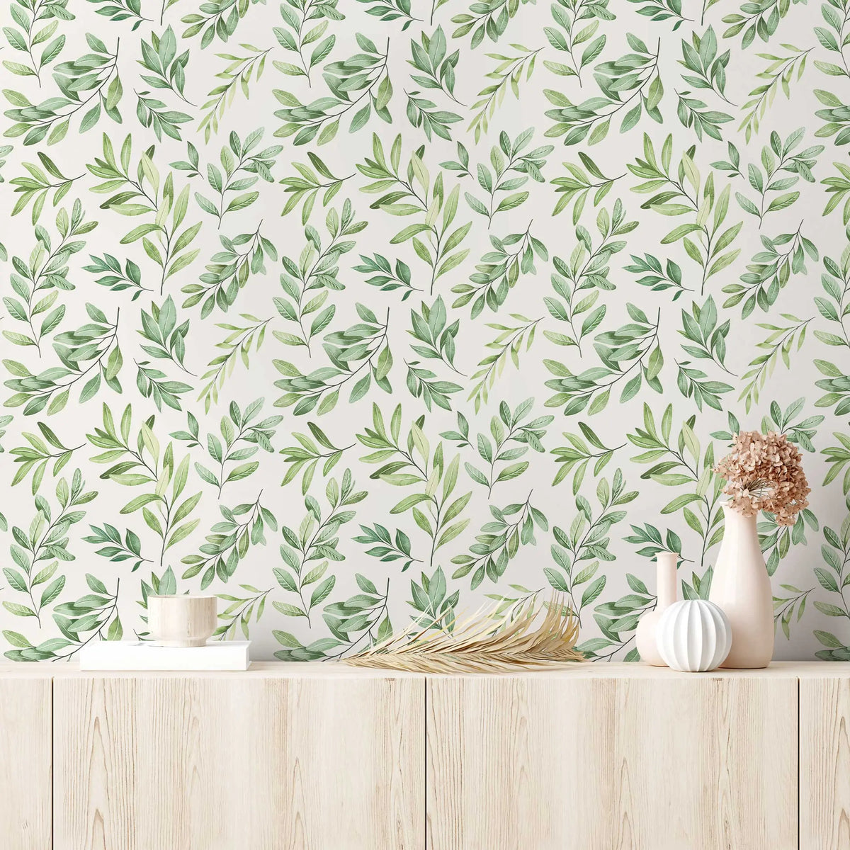 Farmhouse Botanical Peel & Stick Wallpaper