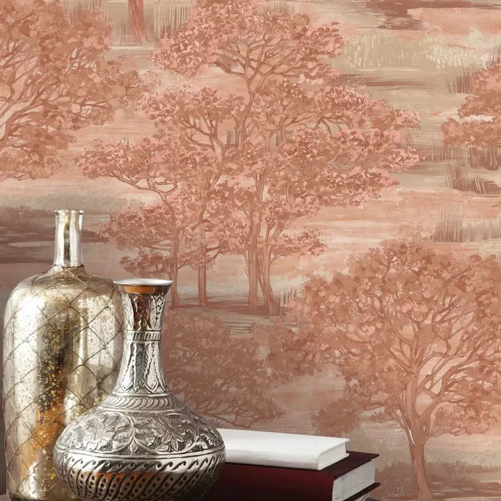 Forest Toile Peel & Stick Wallpaper