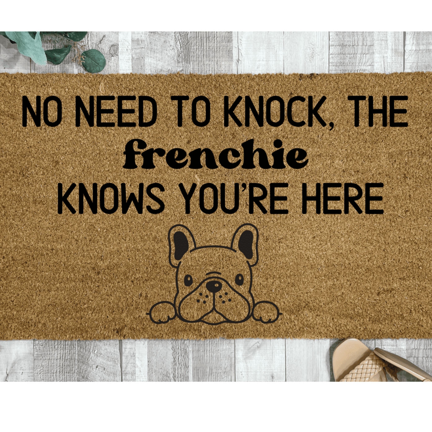 Funny Frenchie Doormat - French Bulldog