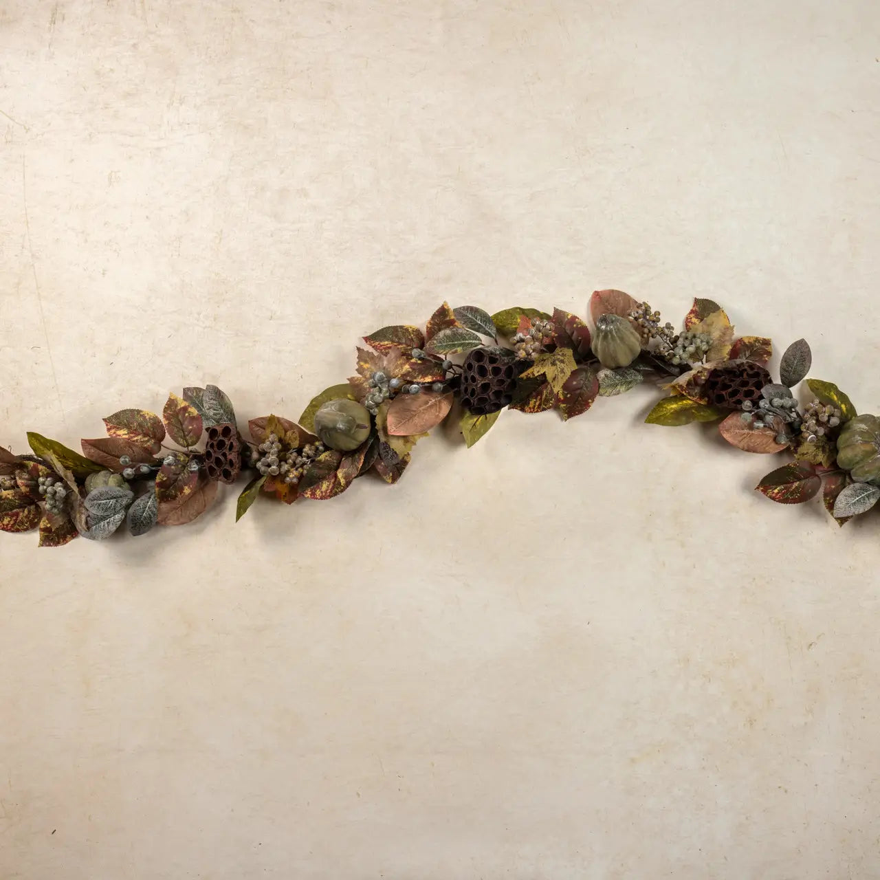 Green Berry, Gourd & Lotus Pod Garland
