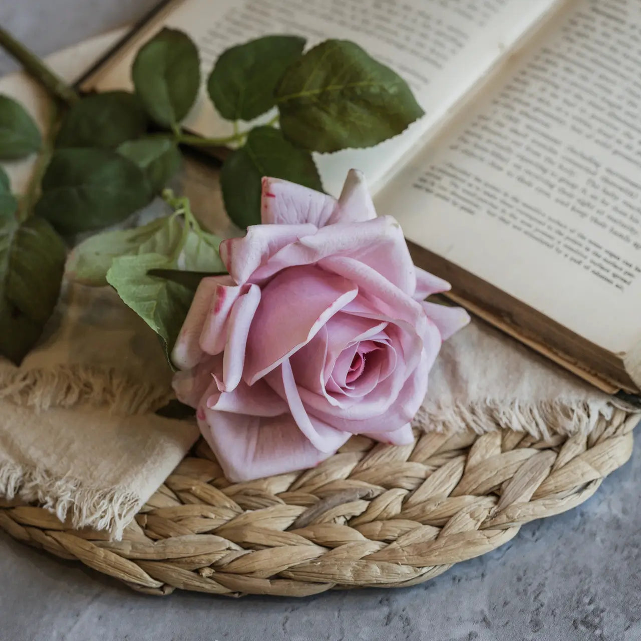 Soft Touch Pink Rose Stem