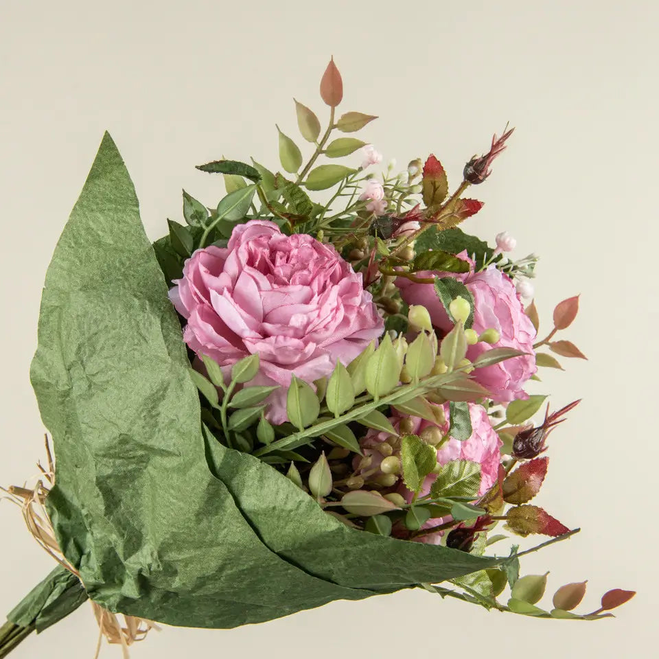 Pink Cabbage Rose Bouquet