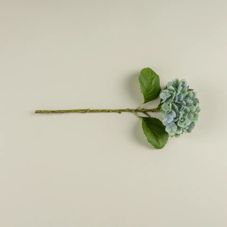 Mixed Blue Hydrangea Stem 20"