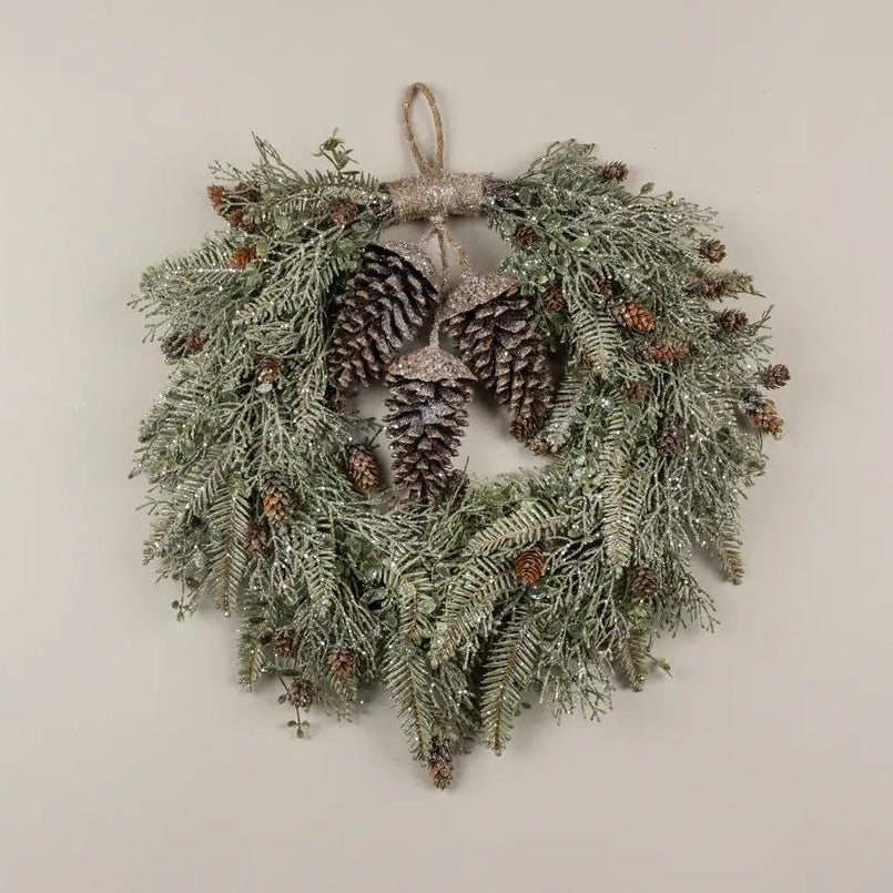 Cedar & Mixed Pine Hanging Wreath