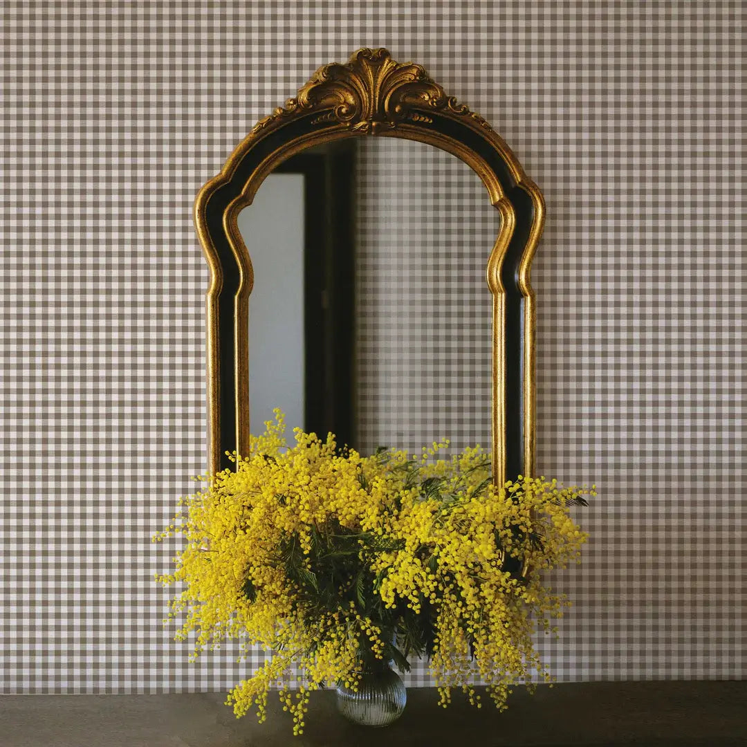 Gingham Check Peel & Stick Wallpaper