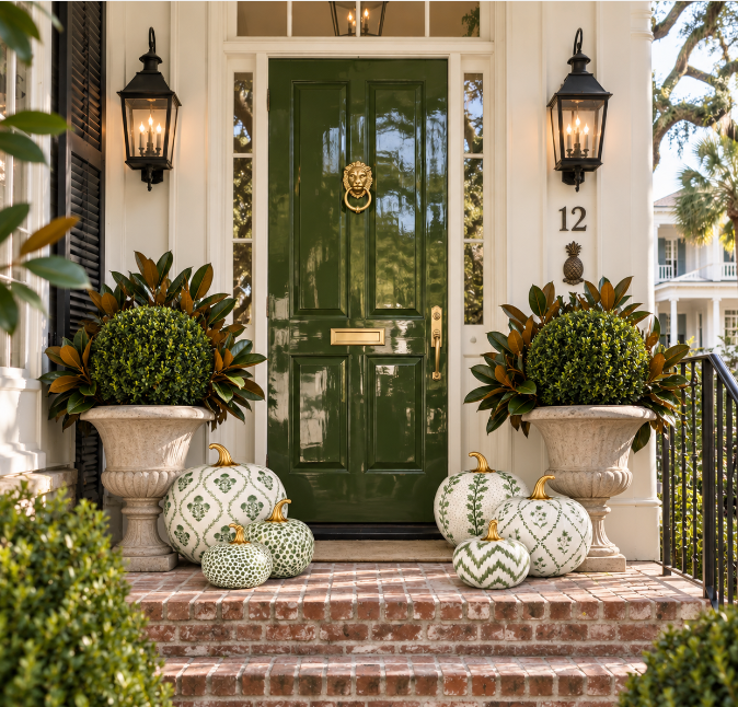 Green Heritage Medallion Pumpkin