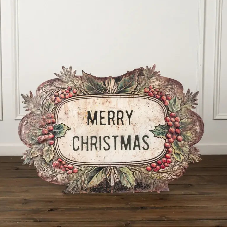 Merry Christmas Metal Dummy Board