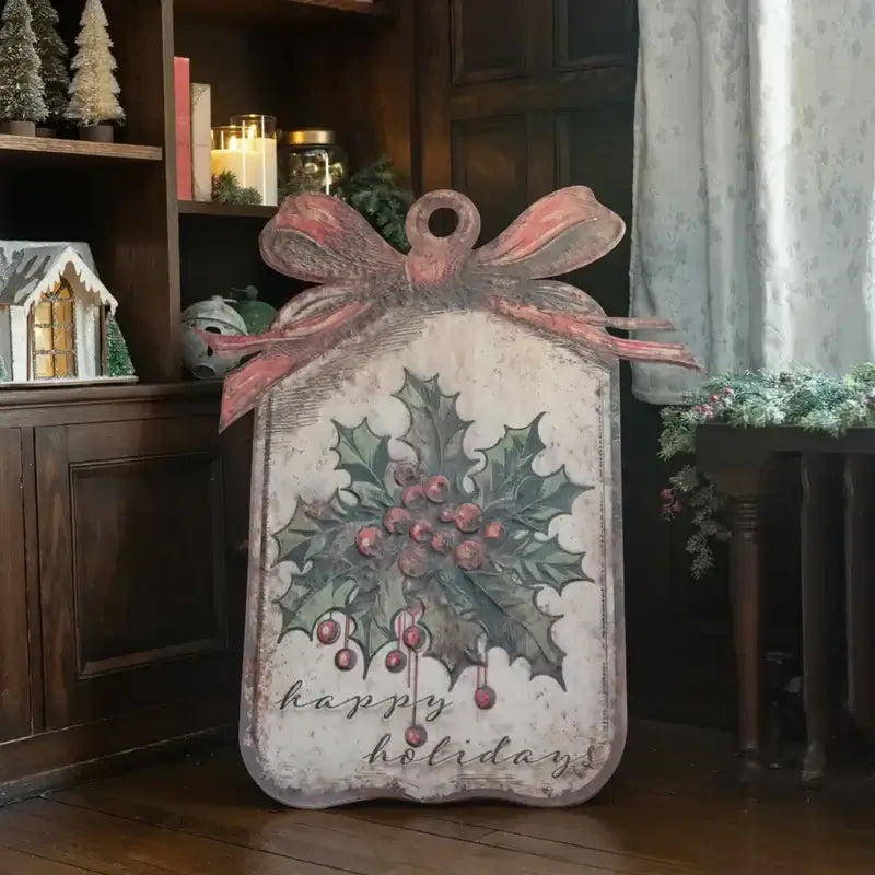 Happy Holidays Metal Dummy Board