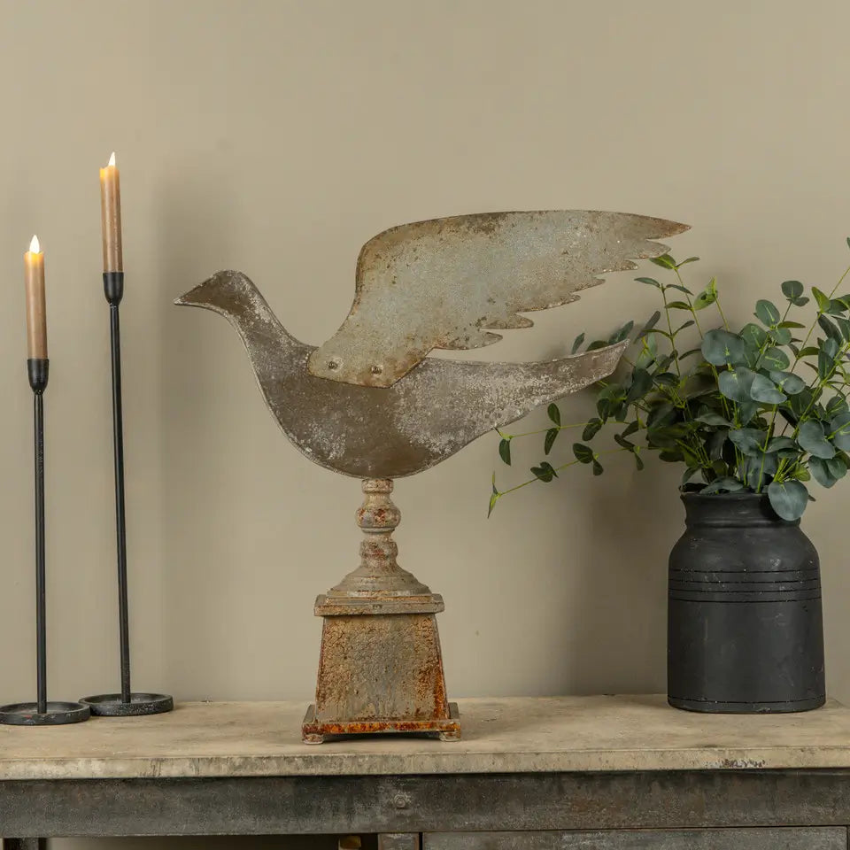 Decorative Metal Bird Finial
