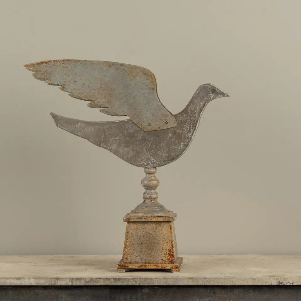 Decorative Metal Bird Finial