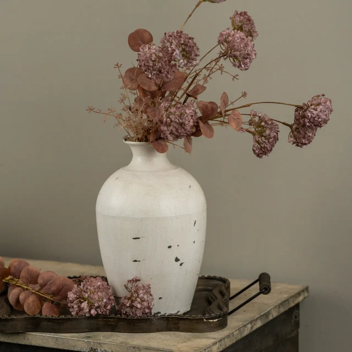 Dusty Purple Wildflower Spray