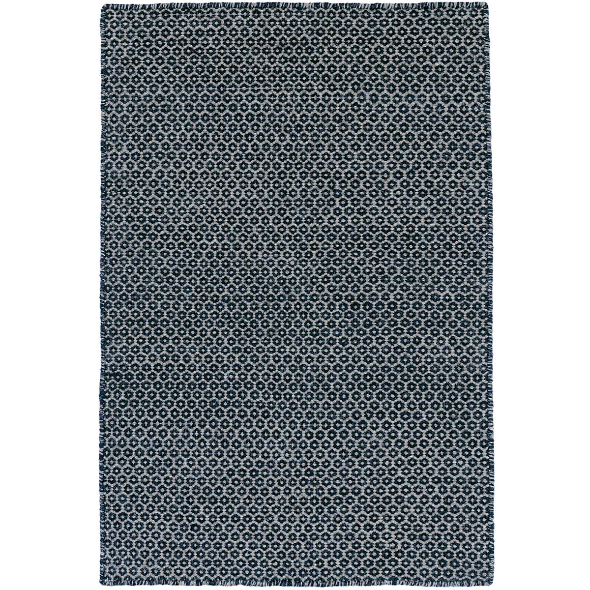 Dash & Albert Honeycomb Woven Wool Custom Rug