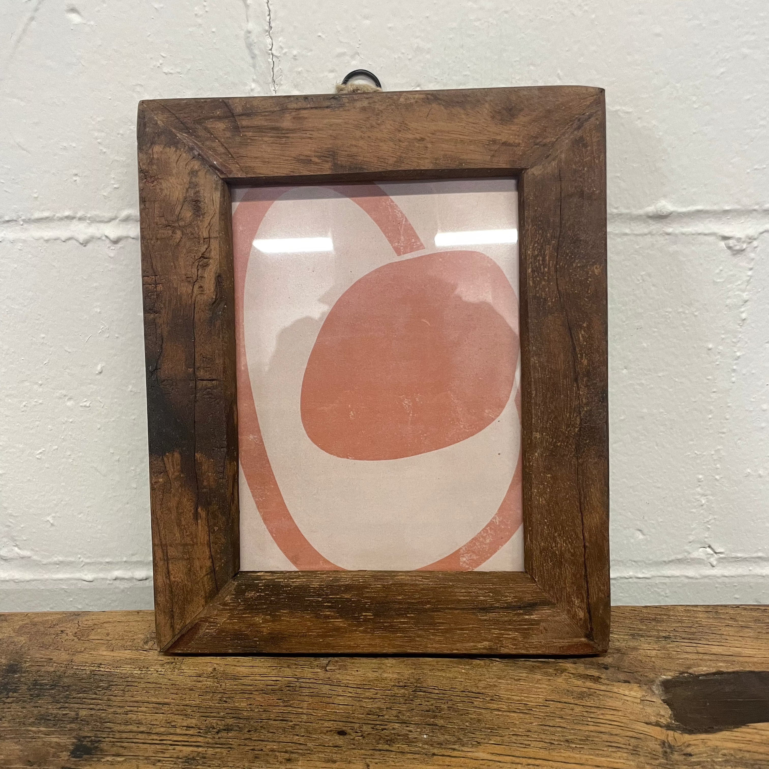 Vintage Wood Photo Frame