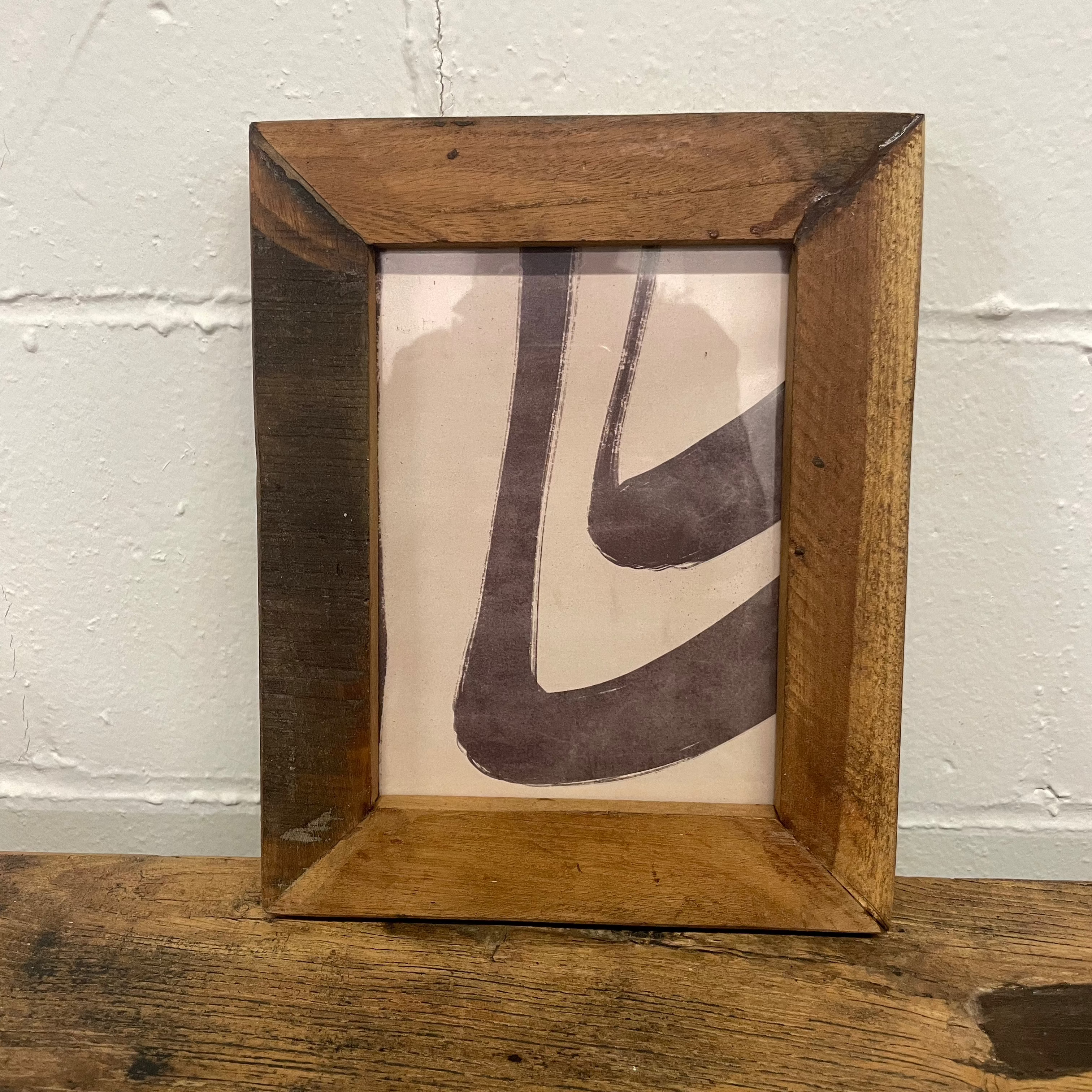Vintage Wood Photo Frame