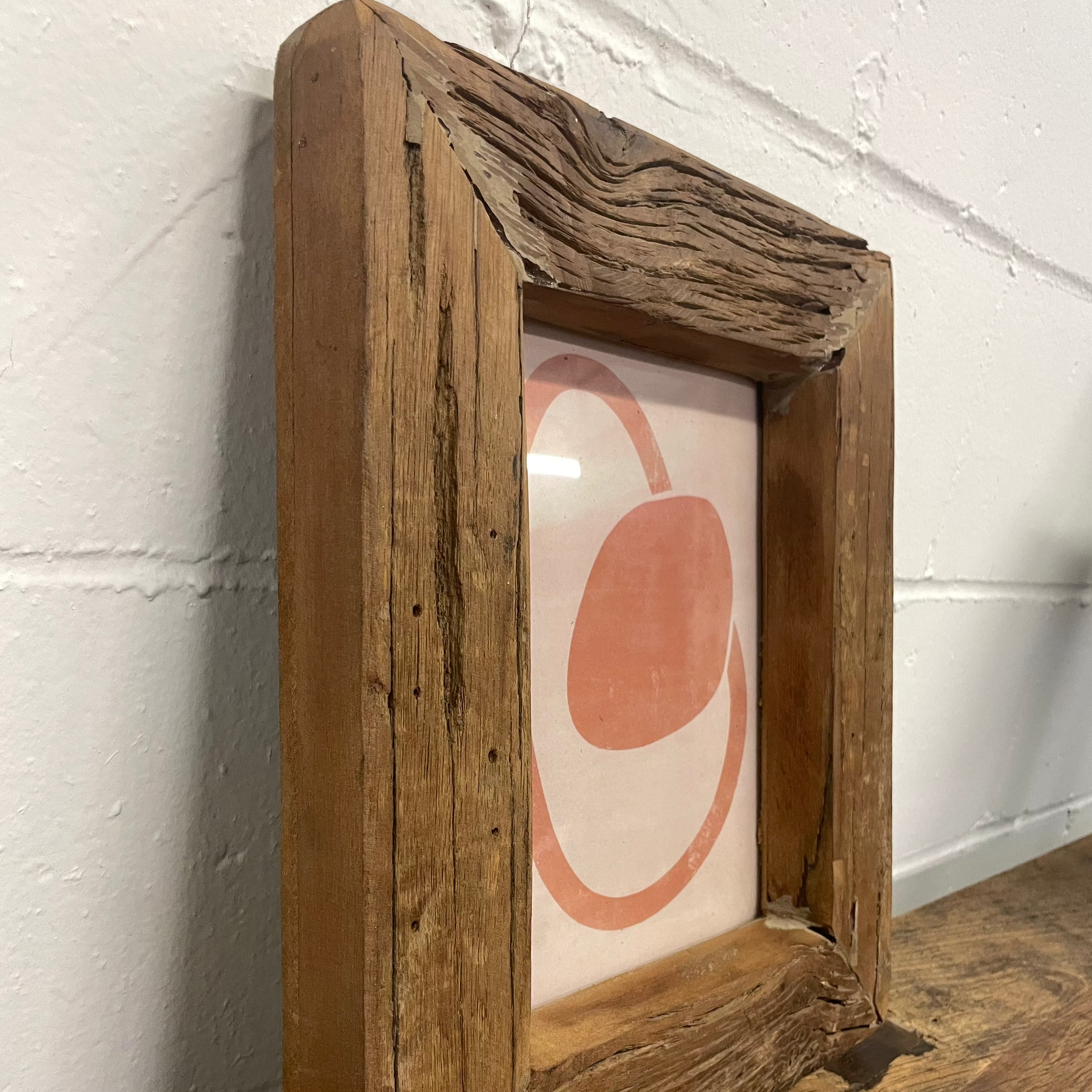 Vintage Wood Photo Frame