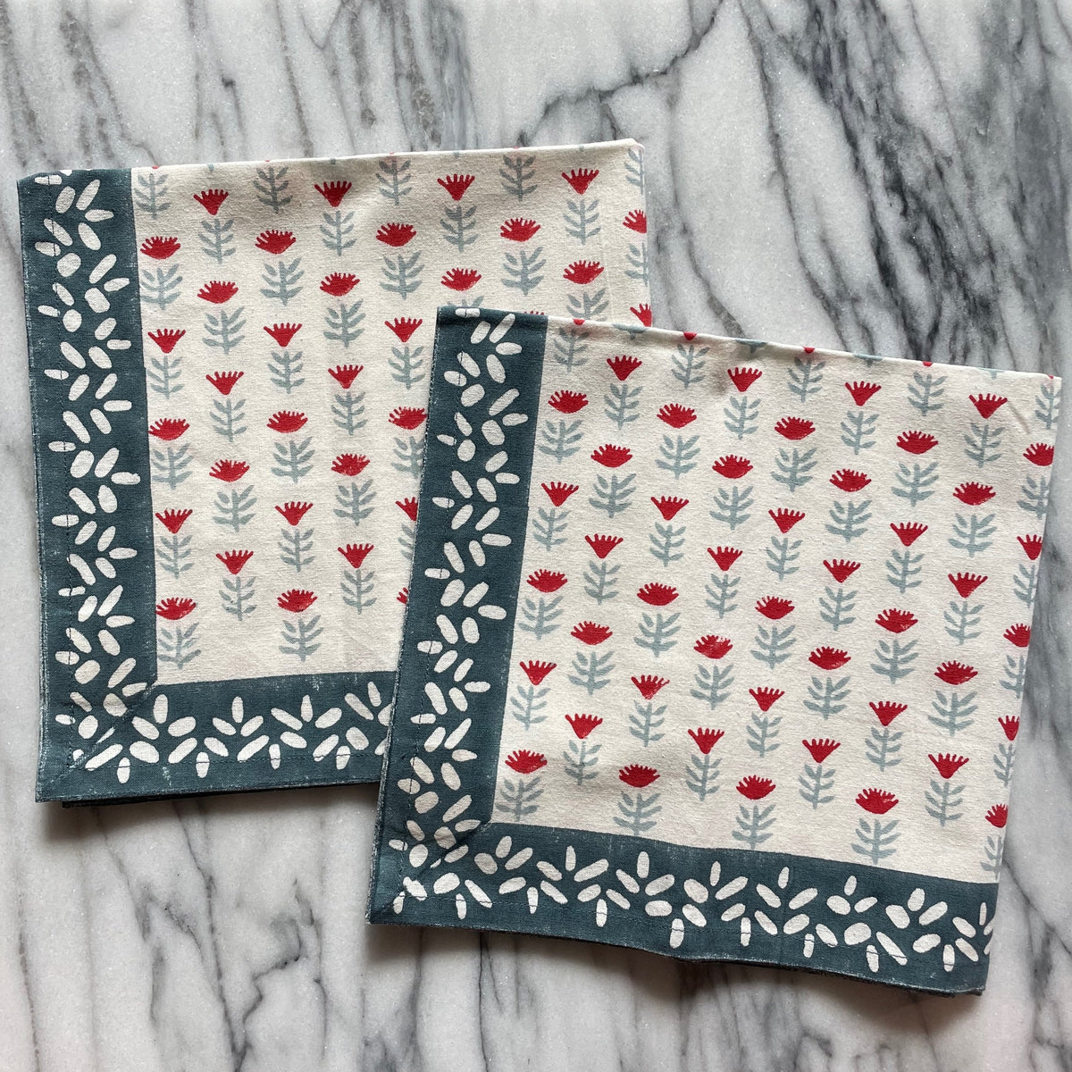 Claire Poppy Dinner Napkin Set
