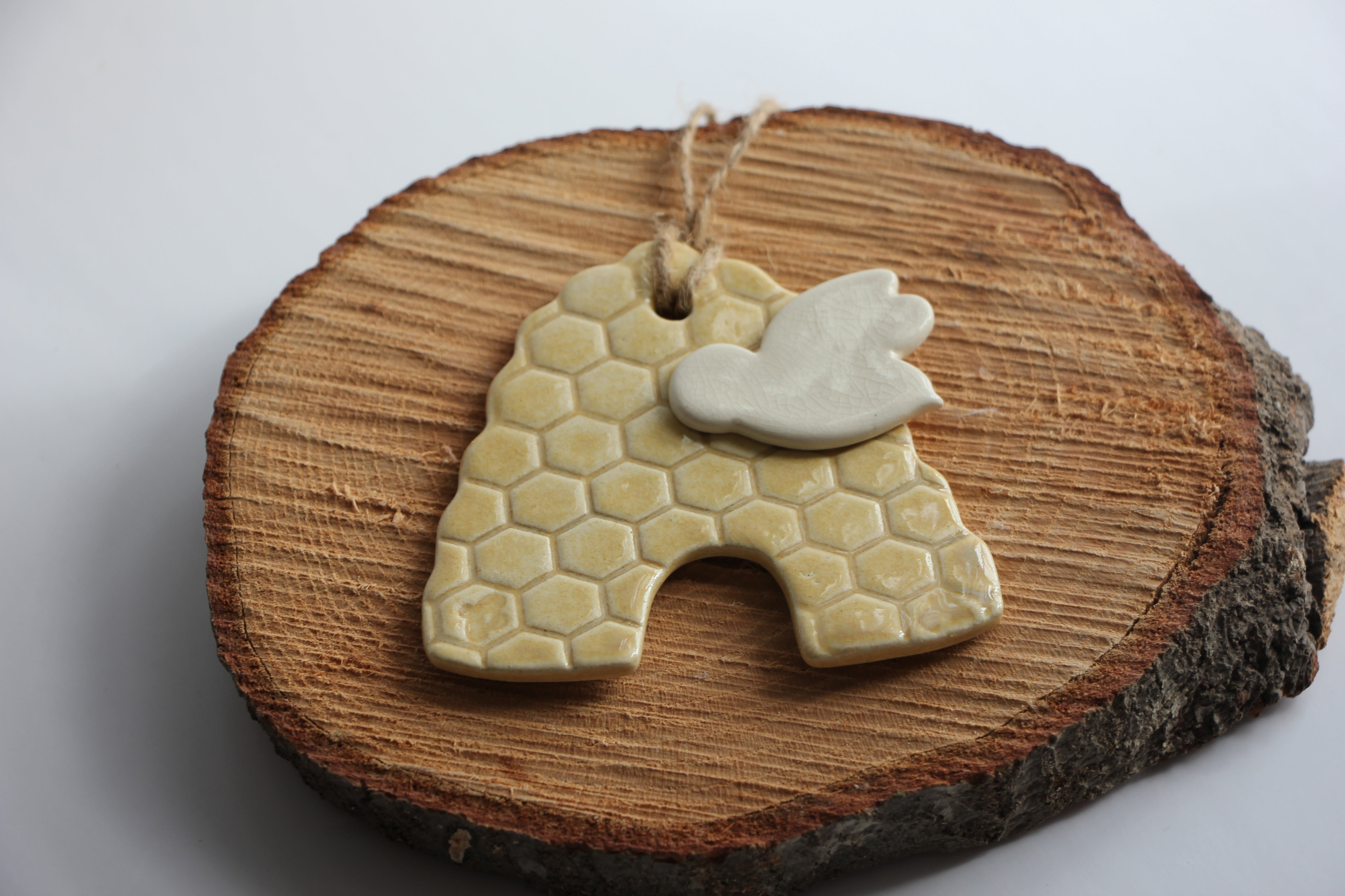 Handmade Beehive Ornament