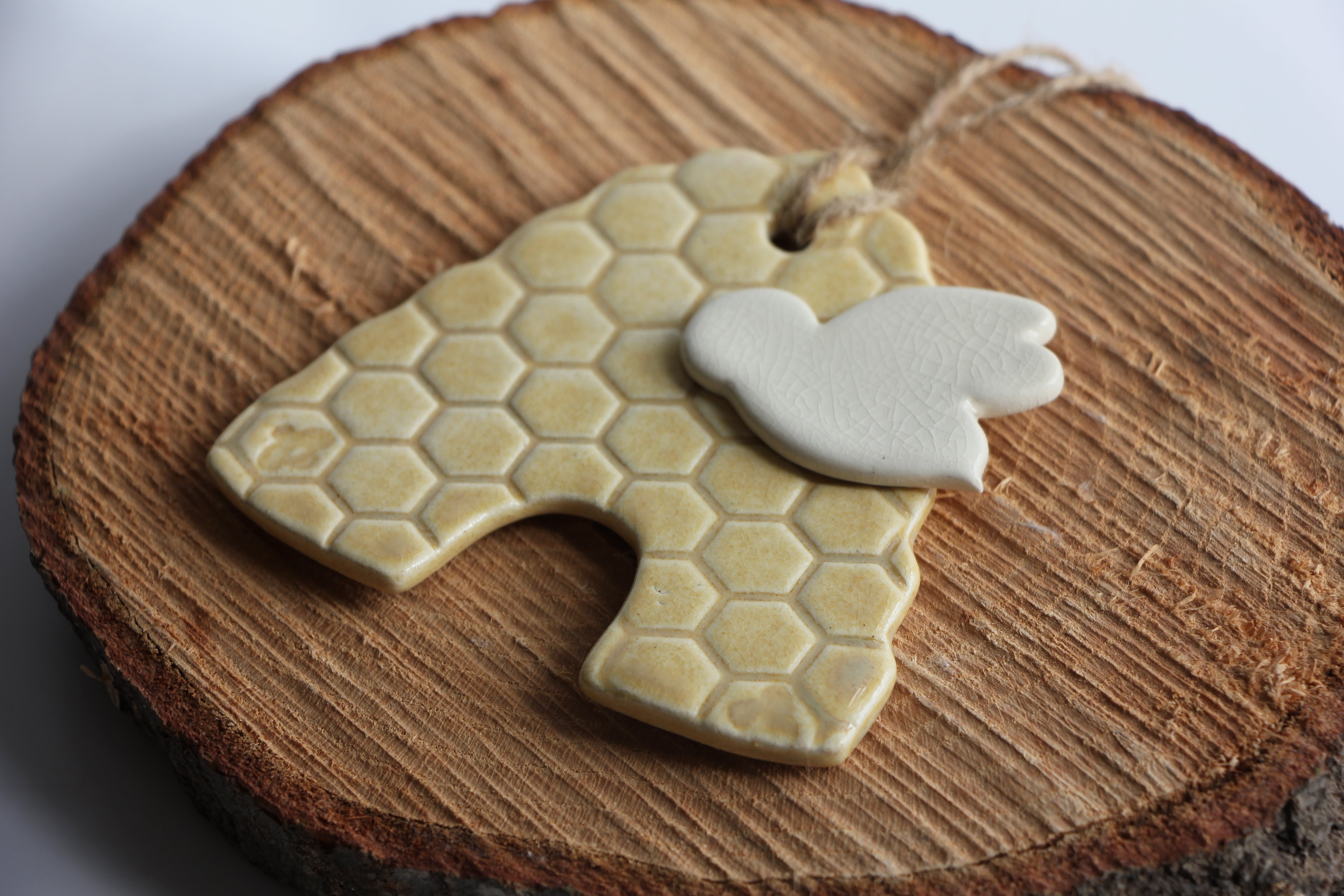 Handmade Beehive Ornament