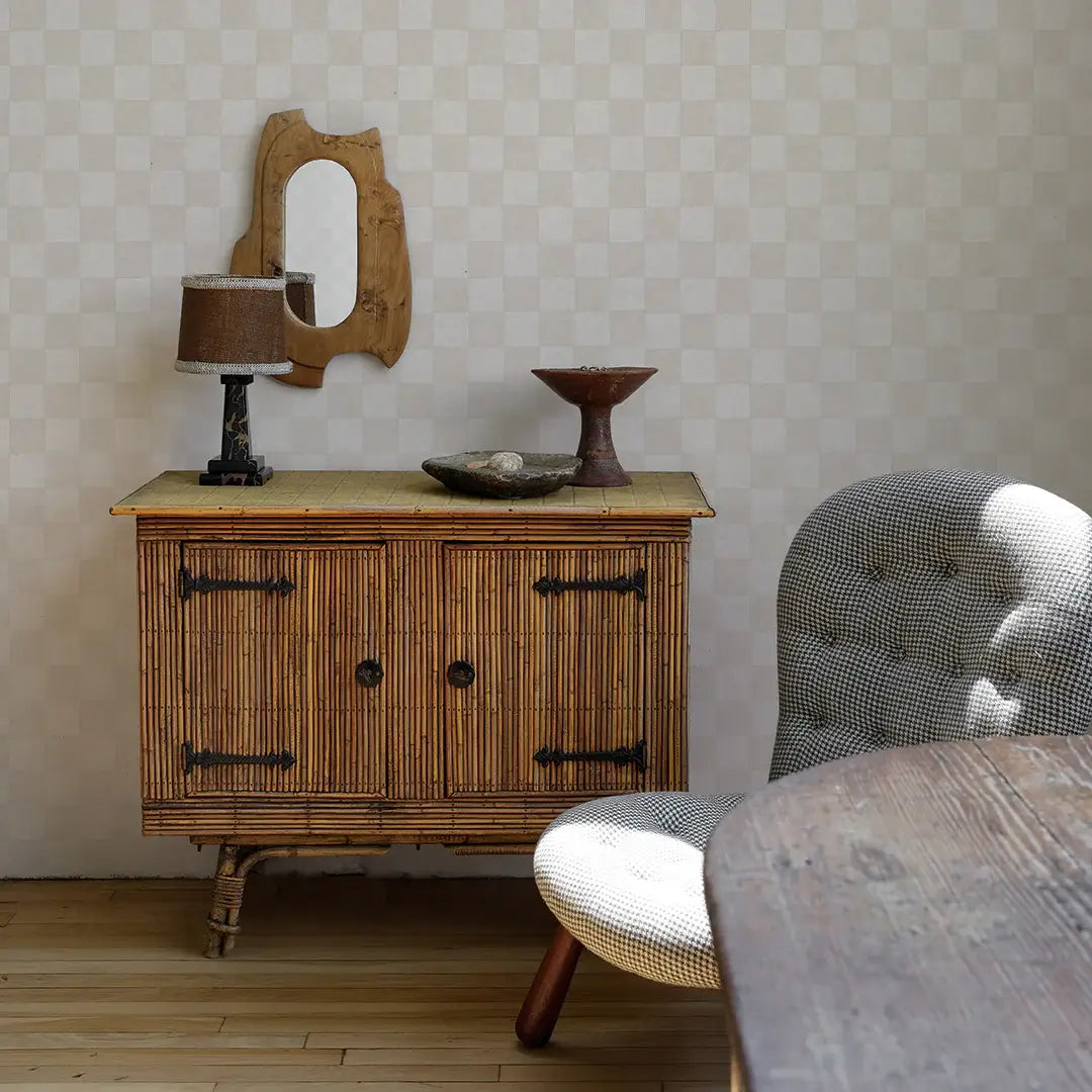Classic Check Textured Peel & Stick Wallpaper
