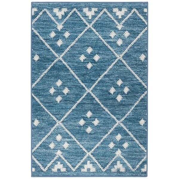 Kota Indigo Machine Washable Rug