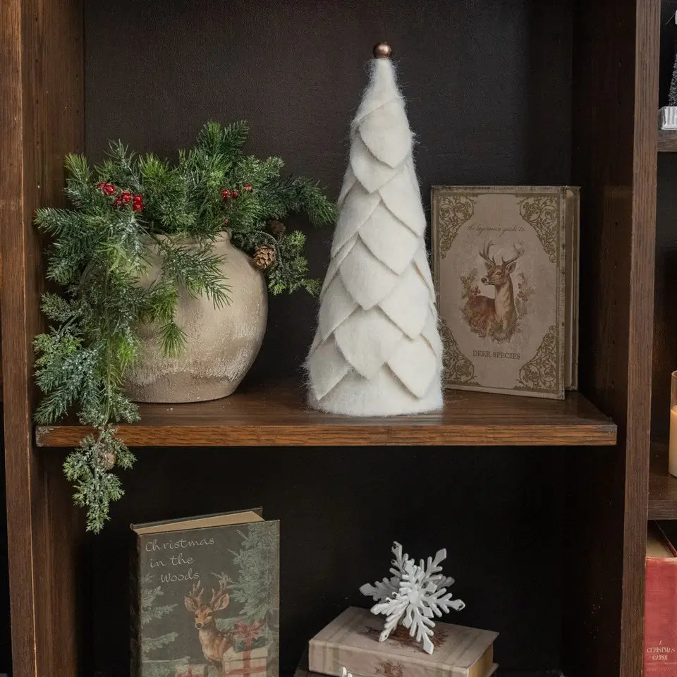Cream Felt Tree