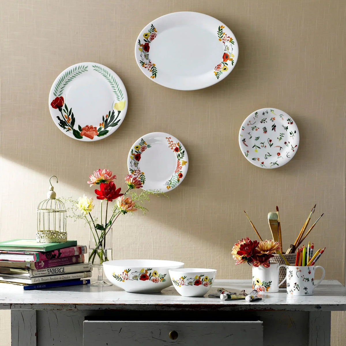 Language Of Flowers Cereal & Soup Bowl