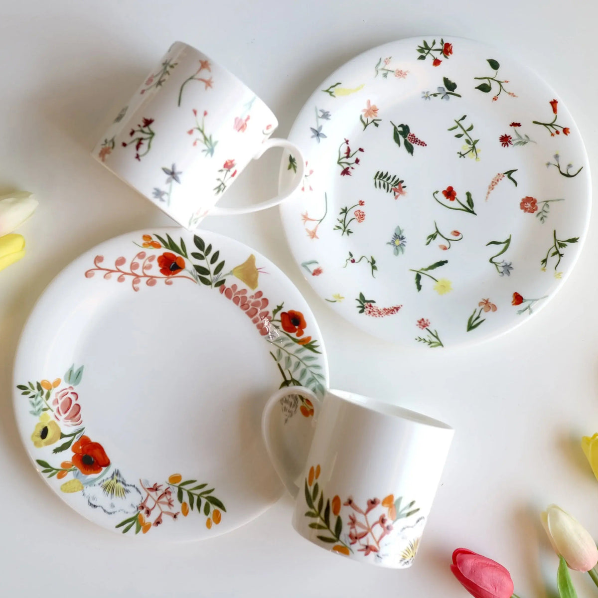 Language of Flowers Mug Set