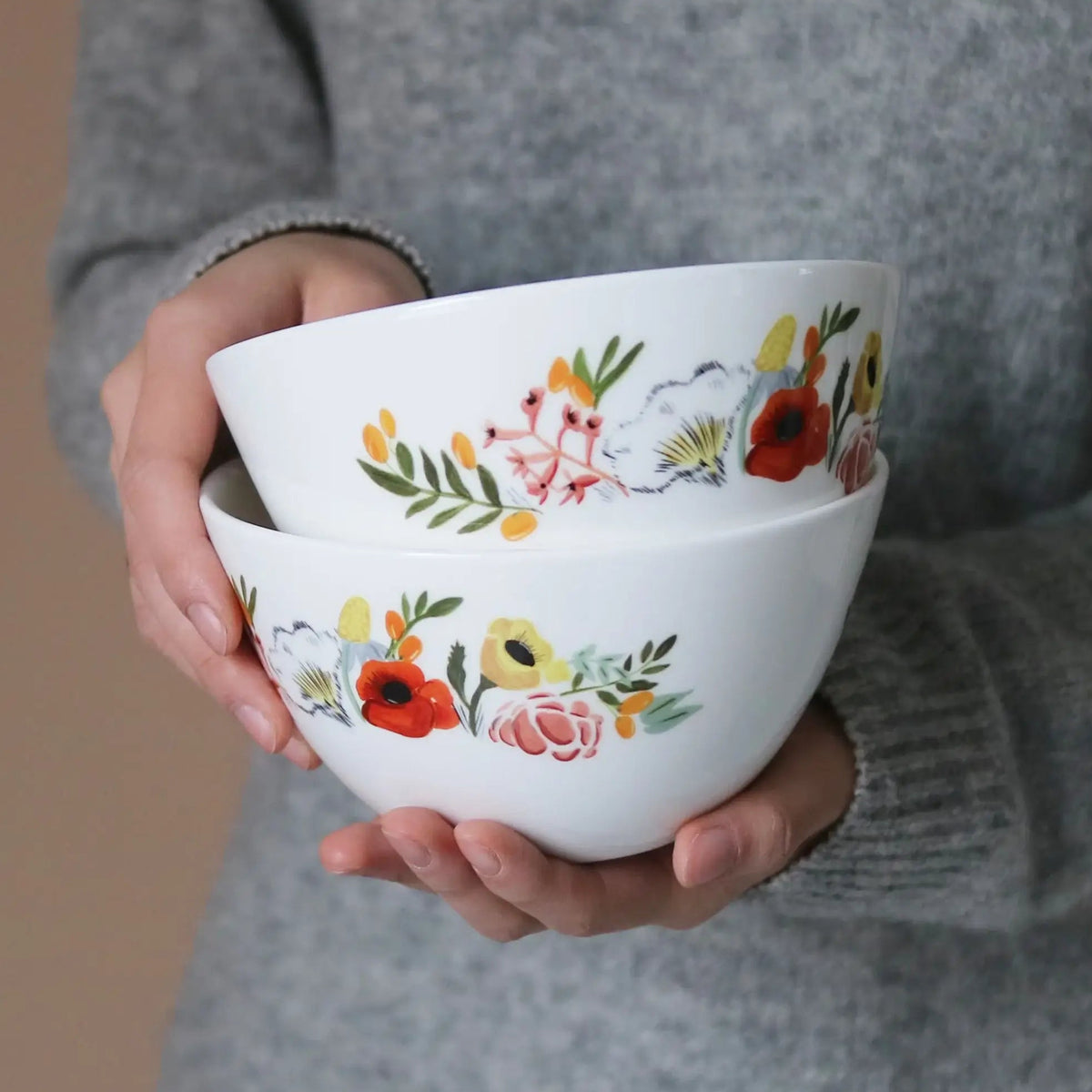 Language Of Flowers Cereal & Soup Bowl