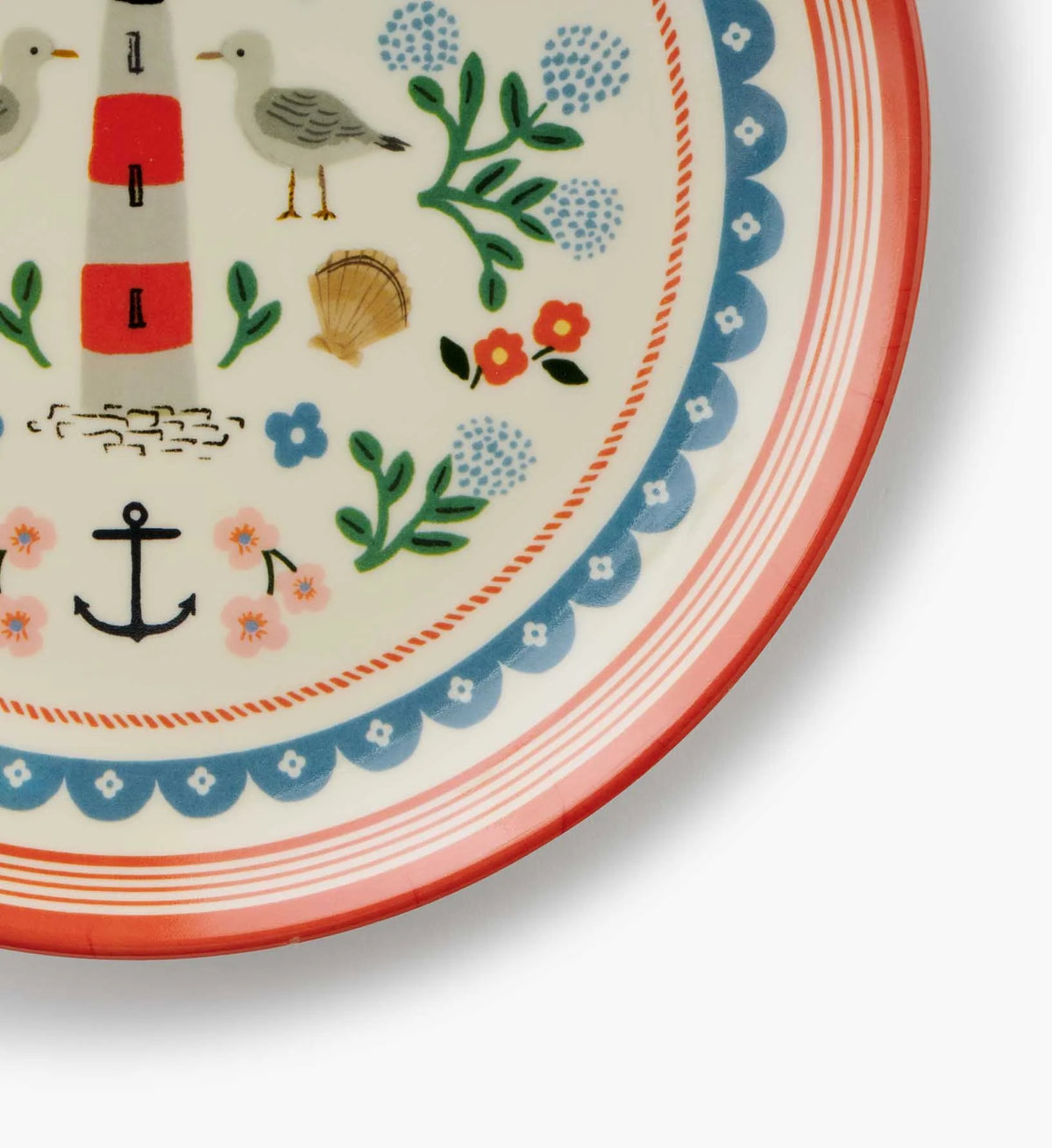 Rifle Paper Co. Seaside Melamine Dessert Plate Set