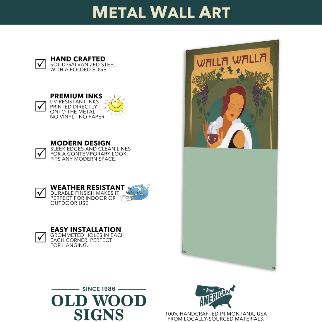 Personalized Lake Life Wood & Metal Wall Art