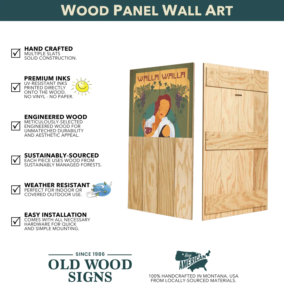 Personalized Lake Life Wood & Metal Wall Art