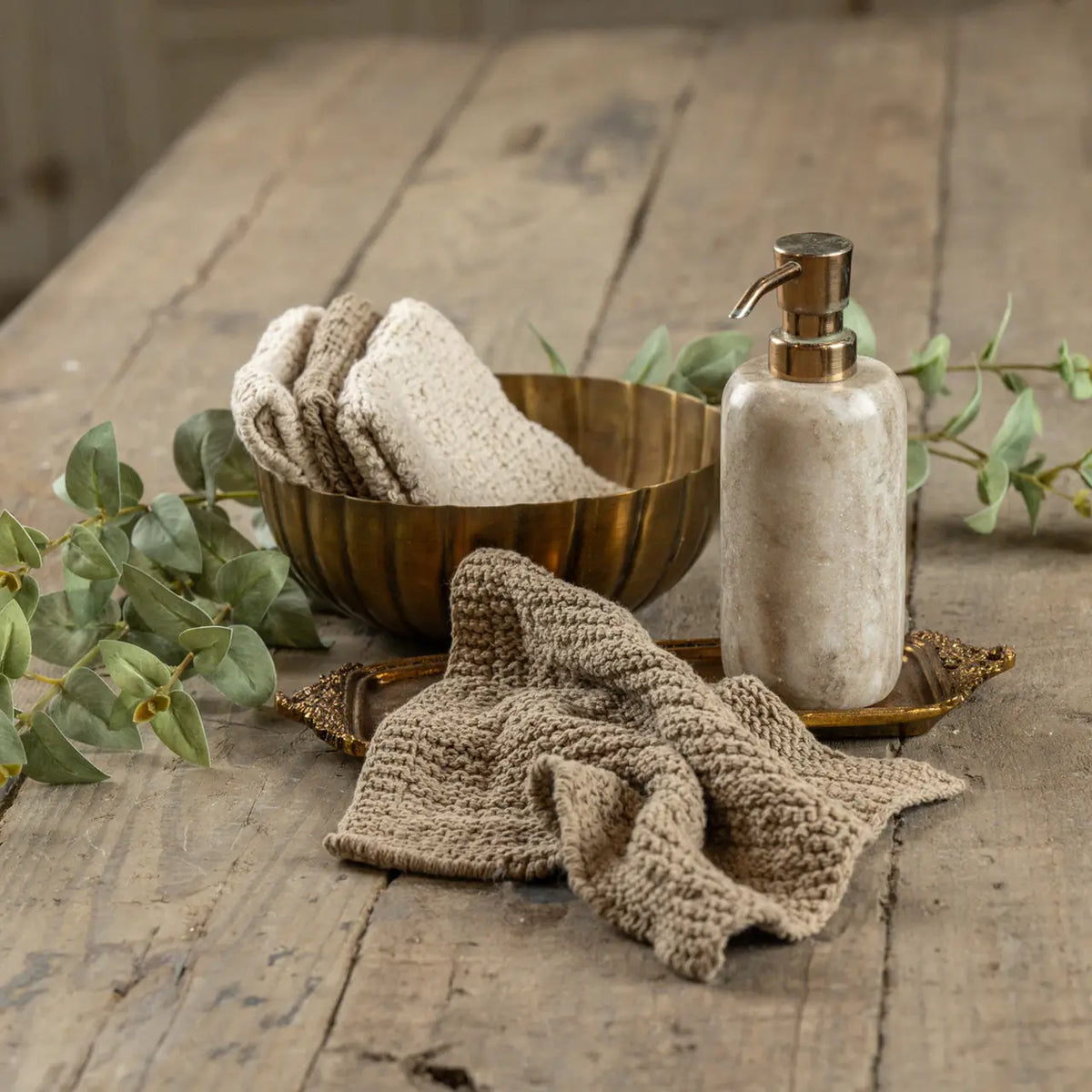 Knit Washcloth Set