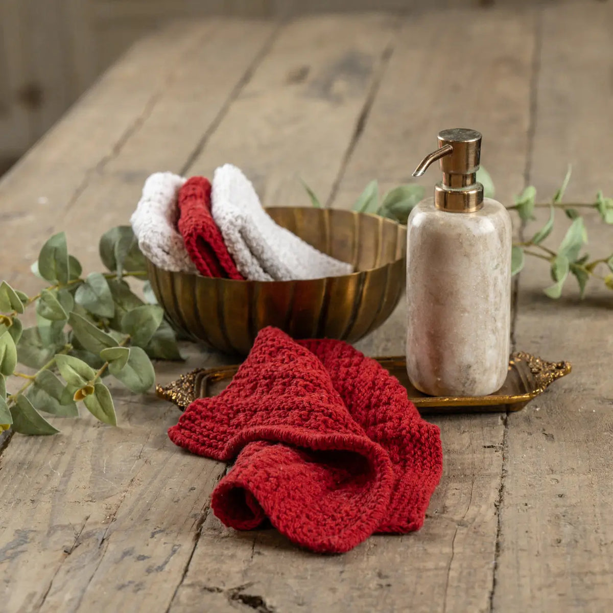 Knit Washcloth Set
