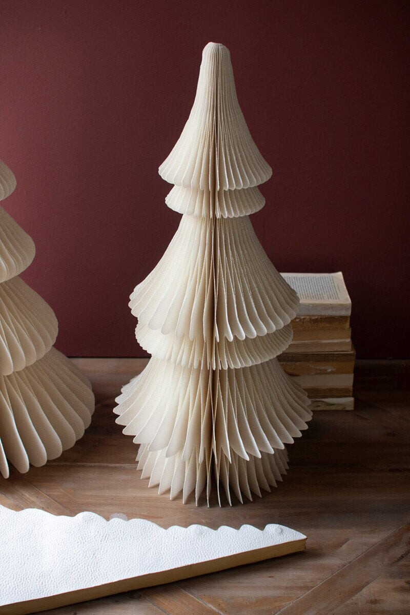 Moonrock Paper Accordion Christmas Tree Set