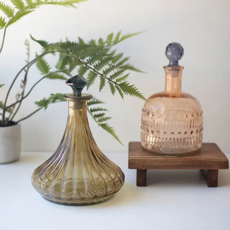 Colorful Glass Decanter Set