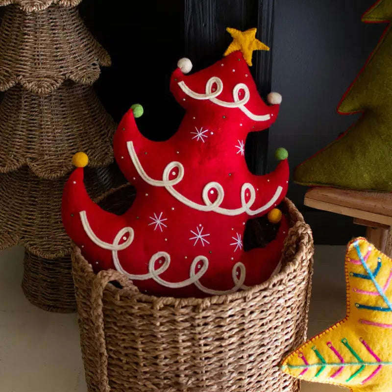Felt Christmas Pillow