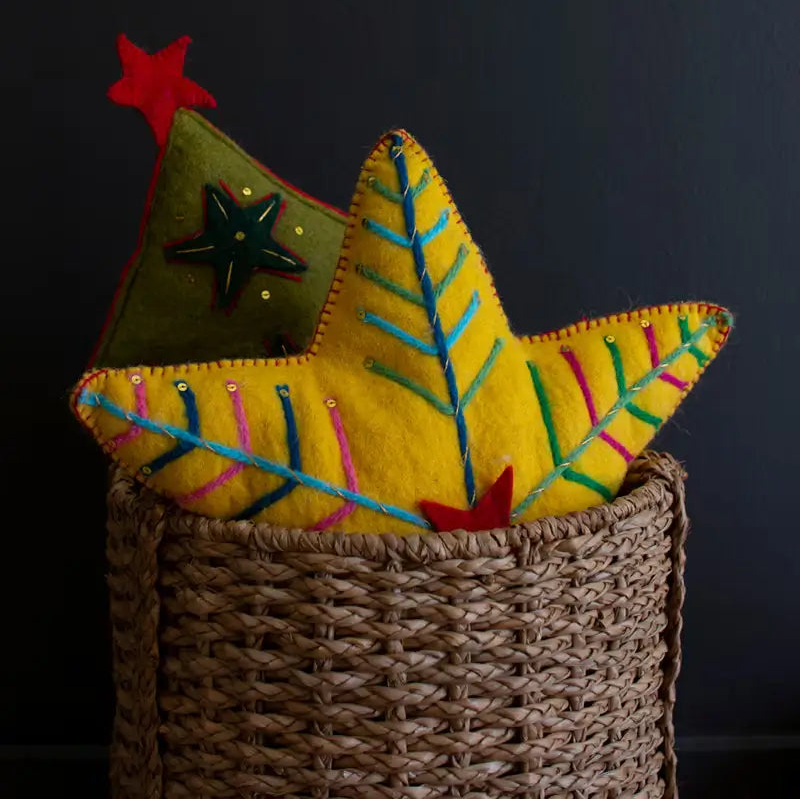 Felt Christmas Pillow