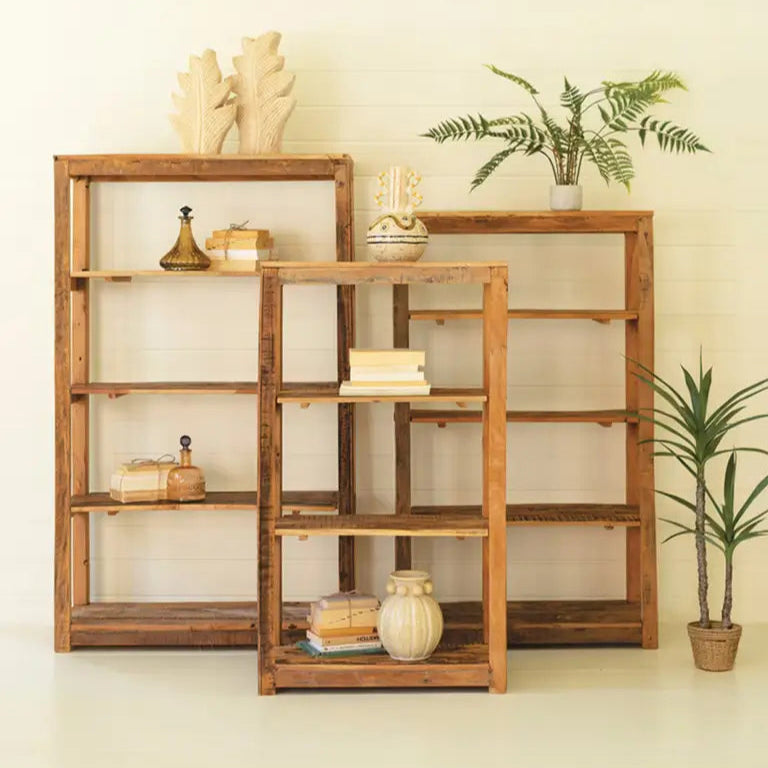 Recycled Wood Shelving Unit Set