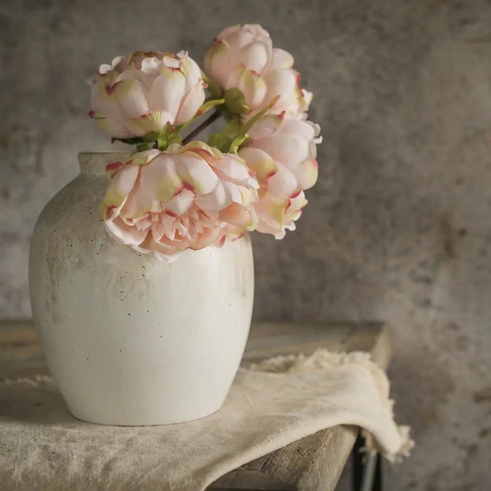 Pink Rose Spray 10.5"