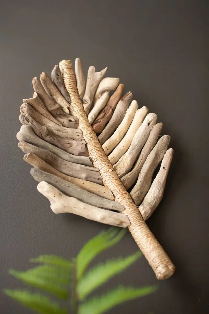 Driftwood Abaca Leaf Tray Set
