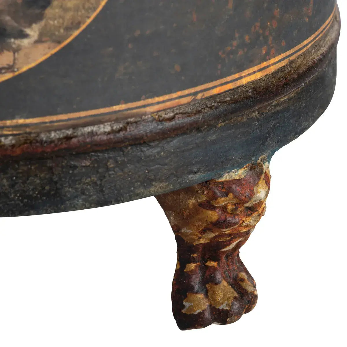 Poulets Round Tole Container